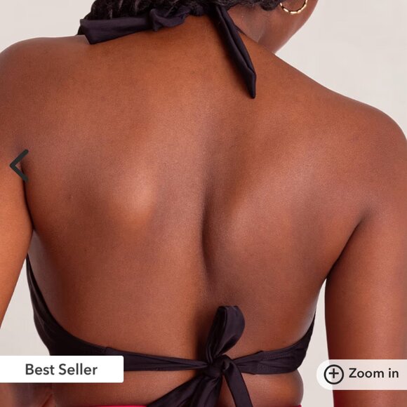 Shapermint Essentials Full Coverage Halter Bikini Top [A1-15] - Picture 2 of 6